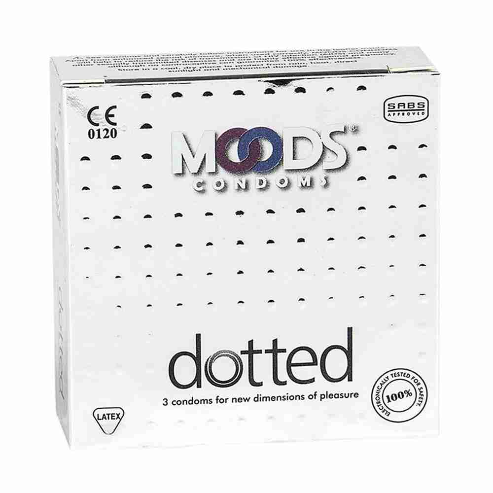 MOODS DOTTED CONDOMS (3 PCS PACK)